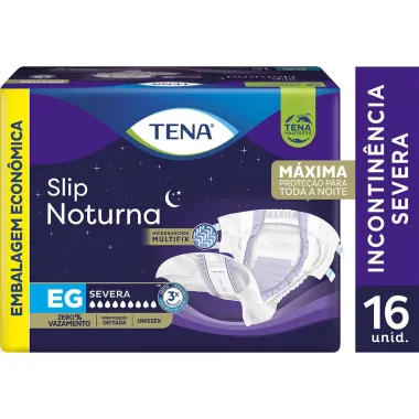 Fralda Geriátrica Tena Slip Noturno EG 16 Unidades_2