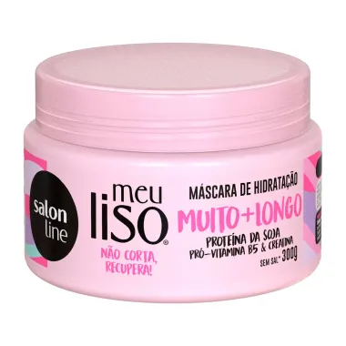 Máscara de Hidratação Salon Line Meu Liso Muito + Longo 300g