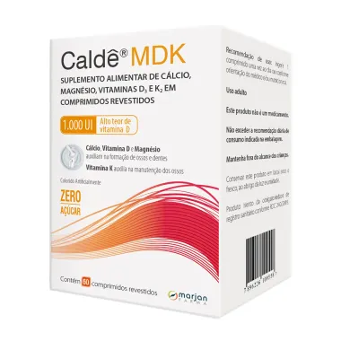 Caldê MDK 1.000UI com 60 Comprimidos