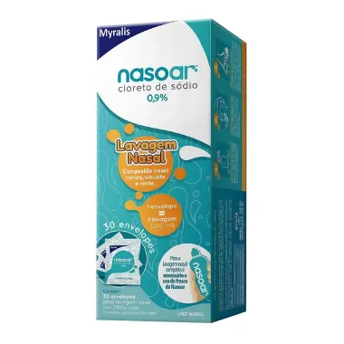 Nasoar 0,9% com 30 Envelopes Refil