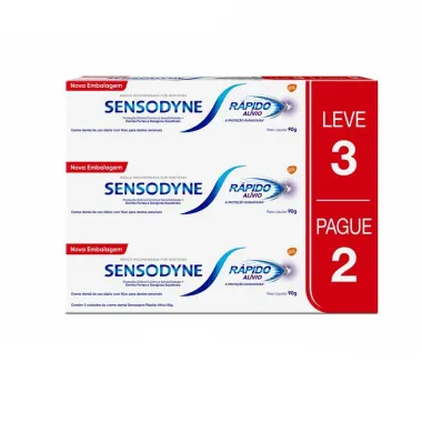 Creme Dental Sensodyne Rápido Alívio