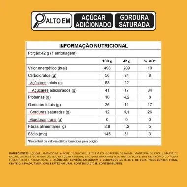 Chocolate Snickers Pé de Moleque com 42g