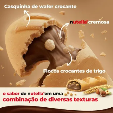 Nutella B-ready Wafer Recheado 1 Unidade de 22g