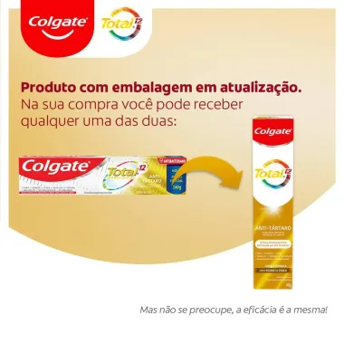 Creme Dental Colgate Total 12 Anti Tártaro 140g