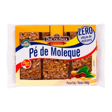 Pé de Moleque DaColônia Zero Açúcar 100g