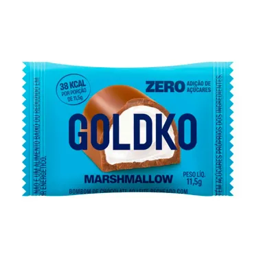 Bombom GoldKo Marshmallow Zero Adi&ccedil;&atilde;o de A&ccedil;&uacute;cares 11,5g