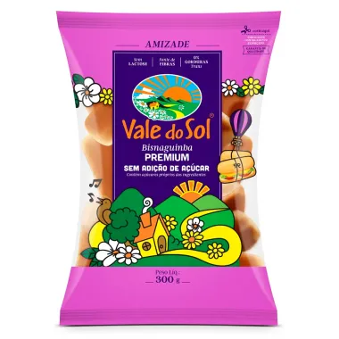 Bisnaguinha Premium Vale Do Sol Sem Açúcar 300g