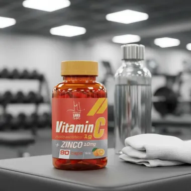 Vitamin C + Zinco  Health Labs 90 Cápsulas