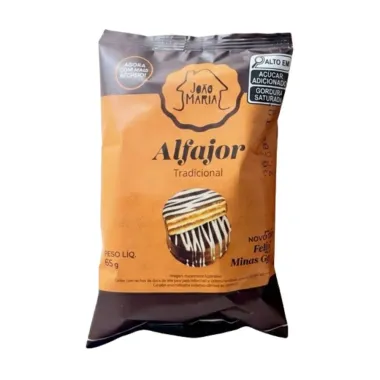 Alfajor Jo&atilde;o e Maria Tradicional 65g