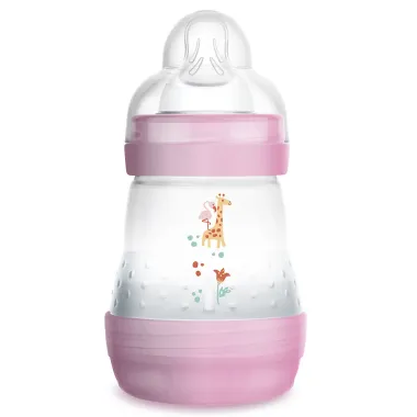 Mamadeira Mam Easy Start 0 Meses Rosa 130ml Ref:4656