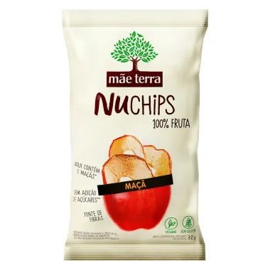 NuChips Mãe Terra Maçã Desidratada Crocante 32g