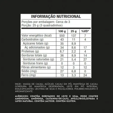 Chocolate Lacta Intense 60% Cacau Original 85g