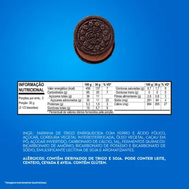 Biscoito Recheado Oreo Chocolate Wandinha 90g