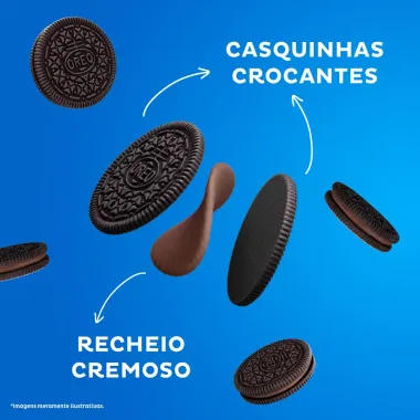 Biscoito Recheado Oreo Chocolate Wandinha 90g
