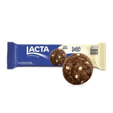 Biscoito cookie Lacta Laka