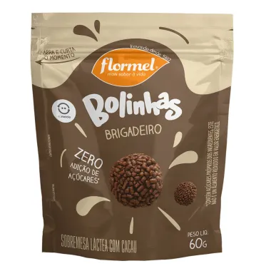 Bolinhas de Brigadeiro Flormel Zero Adição de Açúcares 60g