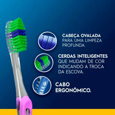 Escova Dental Oral-B Indicator Color Collection 4 unidades