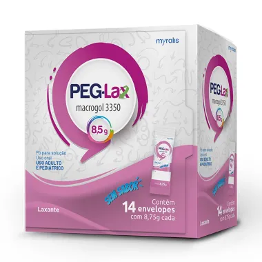 PEG-Lax Sem Sabor com 14 Envelopes de 8,75g cada