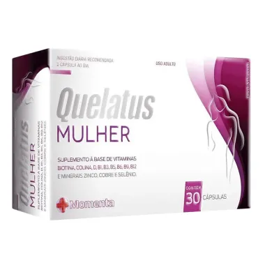 Quelatus Mulher 30 Cápsulas