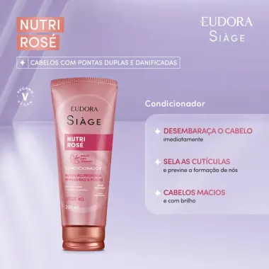 Condicionador Siàge Nutri Rosé 200ml