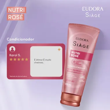 Condicionador Siàge Nutri Rosé 200ml