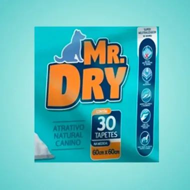 Tapete Higiênico para Cães Mr Dry com 30 Unidades