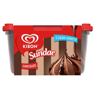 Sorvete Kibon Sundae de Chocolate 1,4 Litro