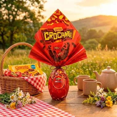 Ovo de P&aacute;scoa Garoto Crocante 227g