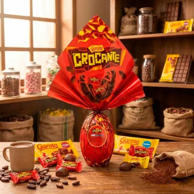 Ovo de P&aacute;scoa Garoto Crocante 227g