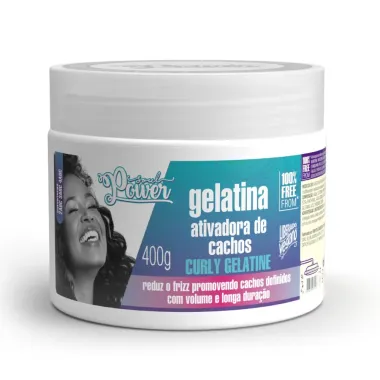 Gelatina Ativadora de Cachos Soul Power Curly Gelatine 400g