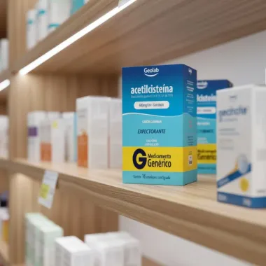 Acetilcisteína 600mg Geolab Genérico com 16 Envelopes de 5g cada