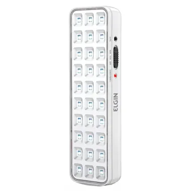 Luminária de Emergência Elgin Bivolt com 30 Leds