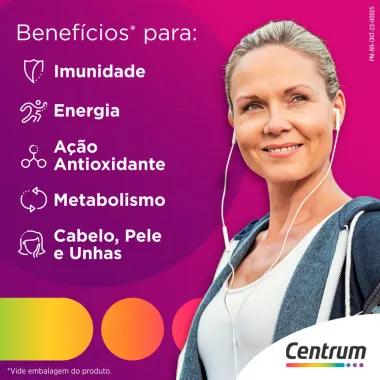 Centrum Essentials Mulher 60 Comprimidos e Ganhe 70% de Desconto no Centrum Mulher 30 Comprimidos