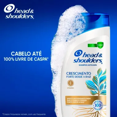 Shampoo Anticaspa Head & Shoulders Crescimento Desde a Raiz 200ml