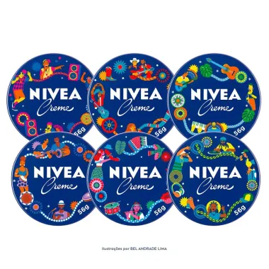 Creme Hidratante Nivea Ritmos Brasileiros Lata 56g