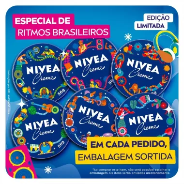 Creme Hidratante Nivea Ritmos Brasileiros Lata 56g