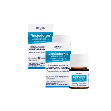 Kit 2 Ansiodoron Weleda 40 Comprimidos