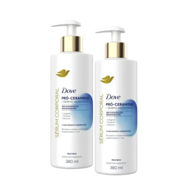 Kit 2 Sérum Corporal Dove Pró Ceramidas Dermo Hidratante Pele Seca 380ml
