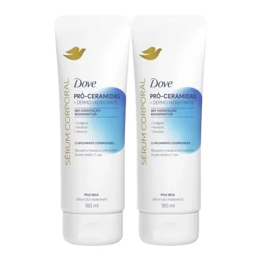 Kit 2 Sérum Corporal Dove Pró Ceramidas Dermo Hidratante Pele Seca 180ml