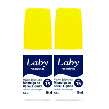 Kit 2 Manteiga de Cacau Líquida Laby FPS 15 10ml