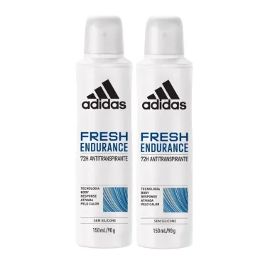 Kit 2 Desodorante Adidas Fresh Endurance Feminino Spray 150ml