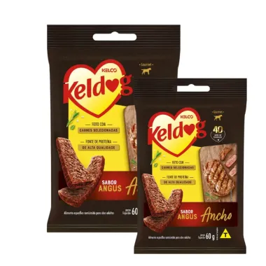 Kit 2 Bifinho Ancho Keldog Sabor Angus 60g