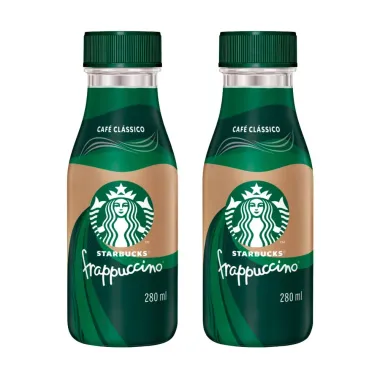 Kit 2 Frappucino Starbucks Café Clássico 280ml