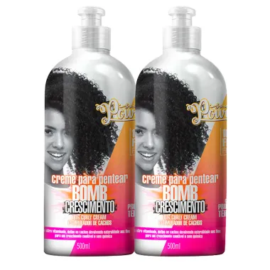Kit Creme para Pentear Bomb Crescimento Big Curly