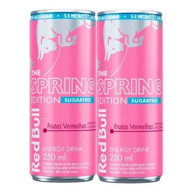 Kit 2 Energético Red Bull Frutas Vermelhas 250ml