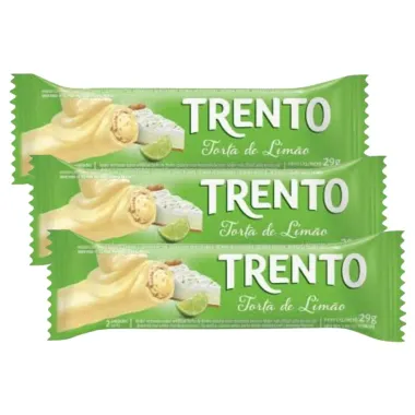 Kit 3 Chocolate Trento Torta de Limão 29g