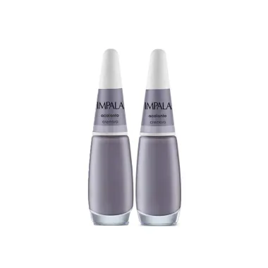 Kit 2 Esmalte Impala Cremoso Acalanto com 7,5ml