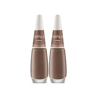 Kit 2 Esmalte Impala Cremoso Sutileza com 7,5ml