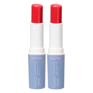 Kit 2 Tinted Balm Ruby Rose Feels Mood Cor Rose HB8519T20