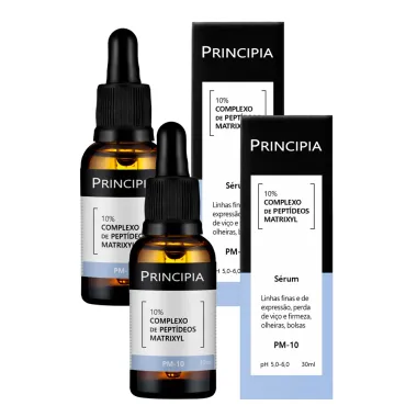 Kit 2 Sérum Principia Peptídeos Matrixyl PM-10 30ml